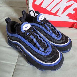 Nike Air Vapormax 97 (GS) Shoes Black Persian Violet White 5 Youth 6.5 Womens